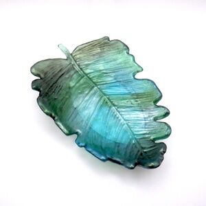 Handmade Resin Leaf Tray or Trinket Dish